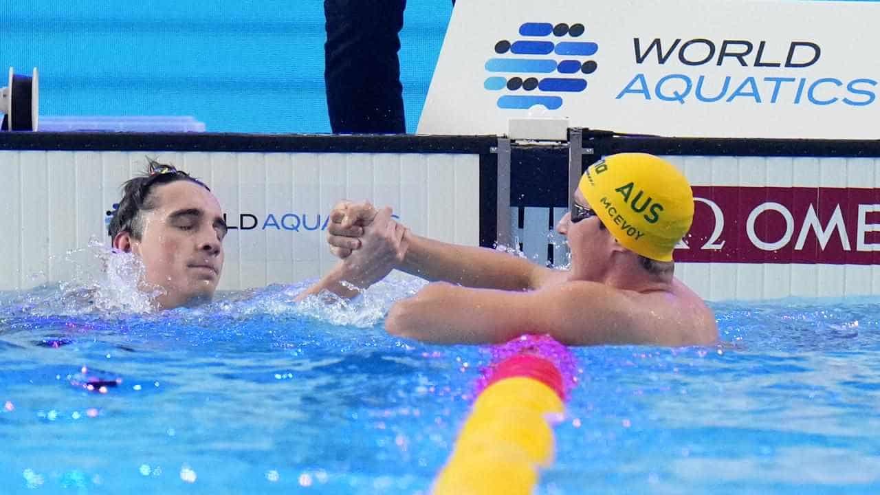 Speed ace McEvoy toppled as Dolphins grab three silvers