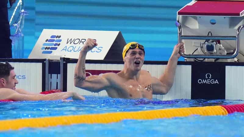 Cooper, relay women win gold for Australia at worlds