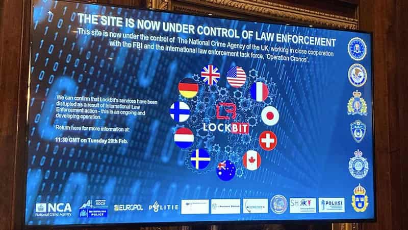 Lockbit cybercrime gang disrupted in global takedown