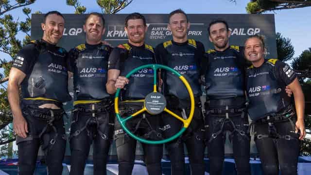 'Huge' win for Slingsby's Australia in Sydney SailGP