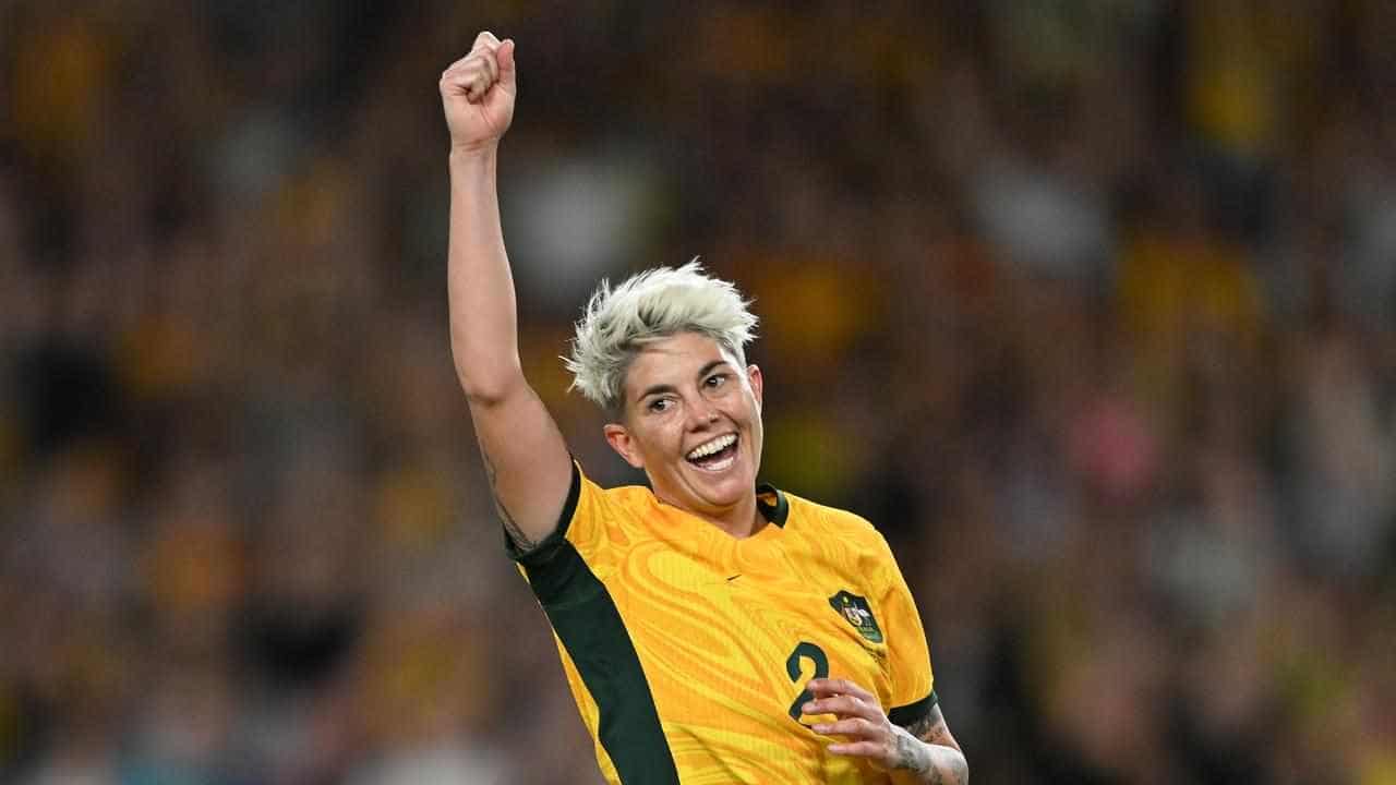 Matildas crush Uzbekistan to cruise into Olympics