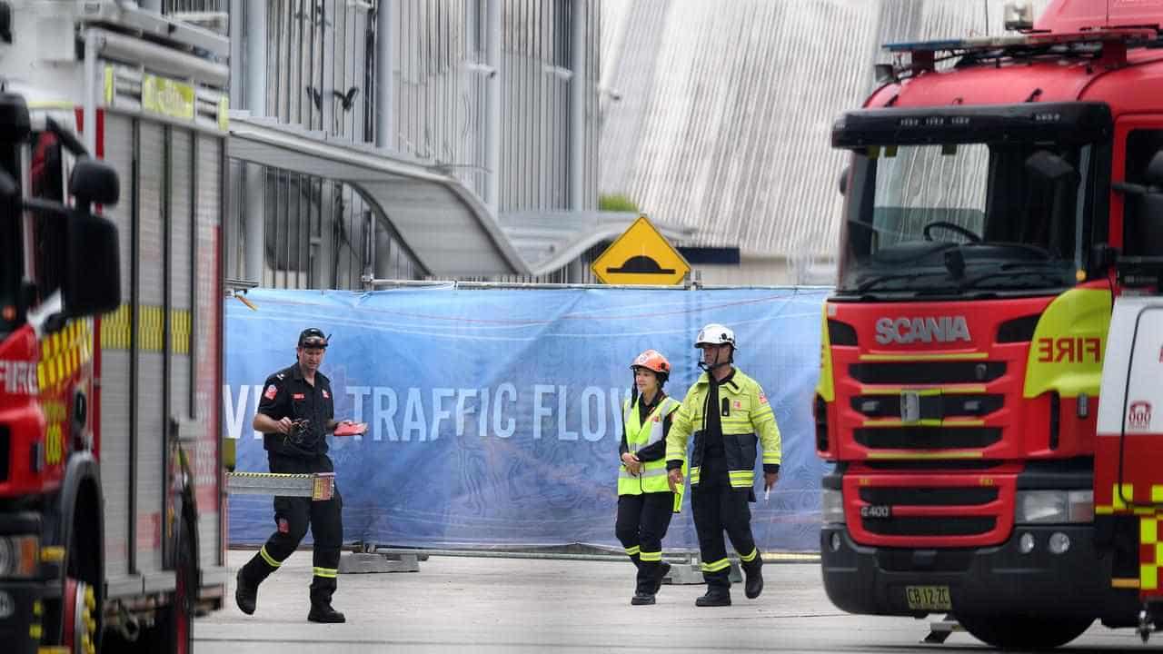 Workers evacuated after sinkhole appears near building