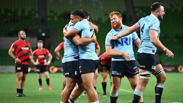 Waratahs upset Super Rugby champion Crusaders