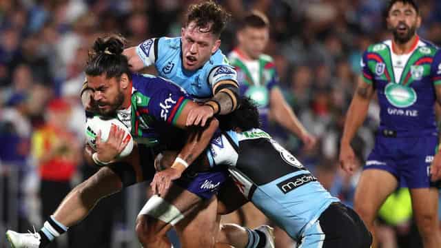 Gutsy Sharks spoil Tuivasa-Sheck's Warriors homecoming