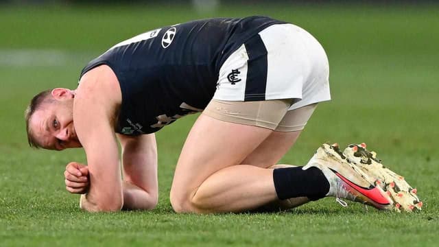Carlton's Docherty suffers third ruptured ACL