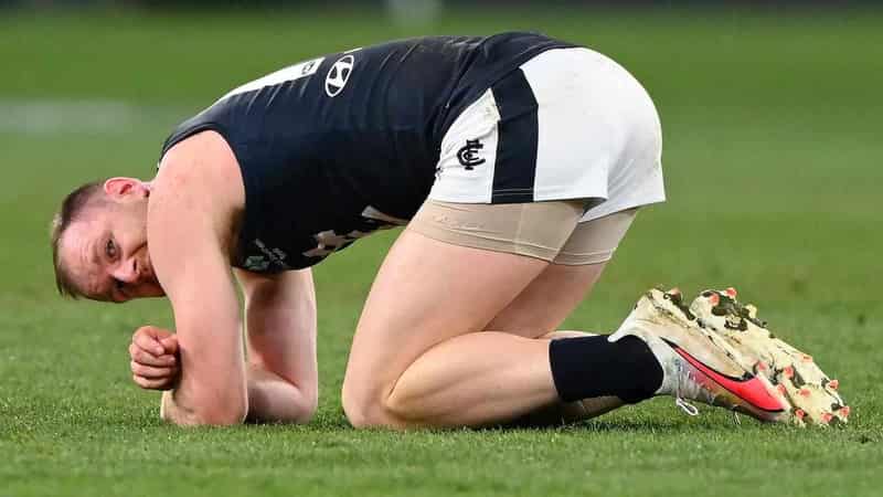 Carlton's Docherty suffers third ruptured ACL