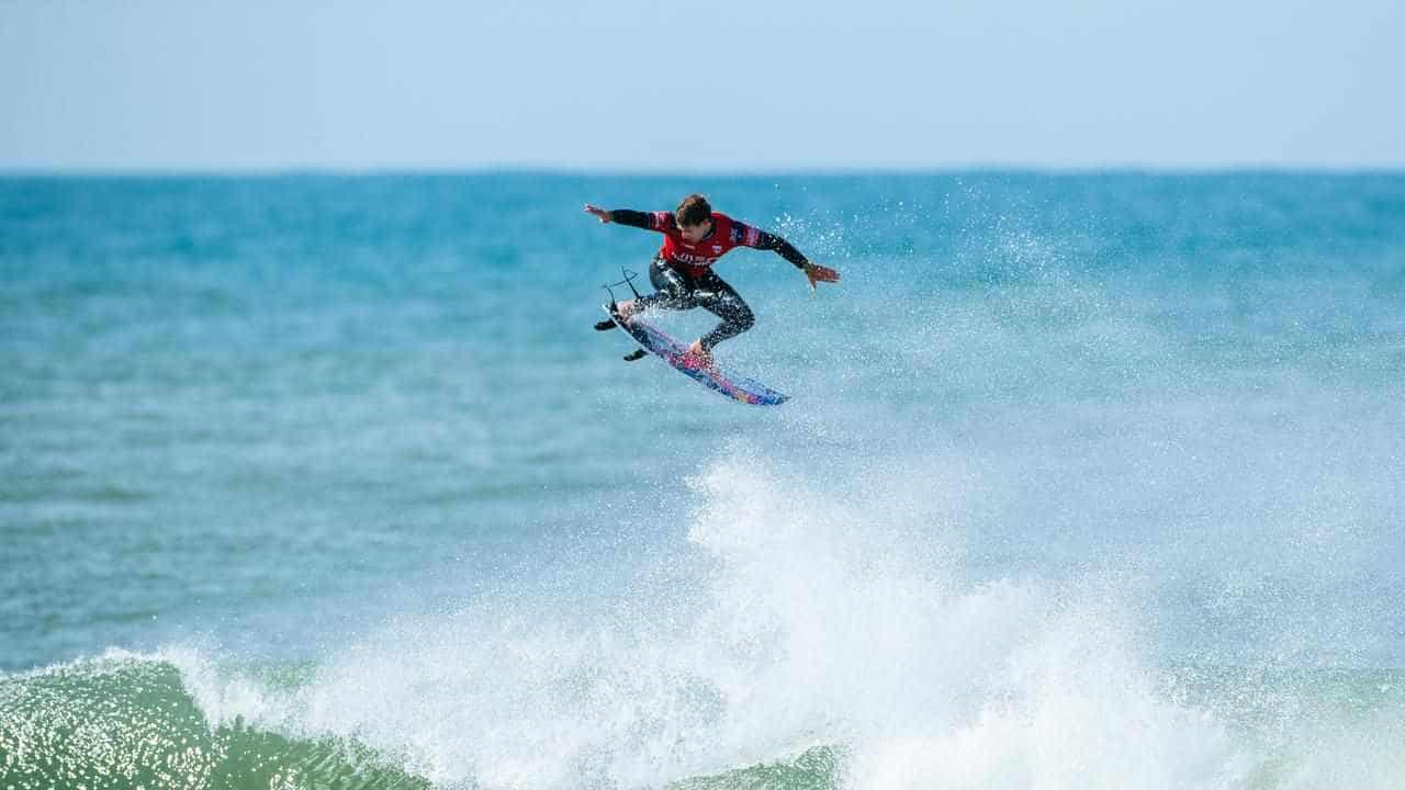 WSL event in Portugal forced to move up the beach