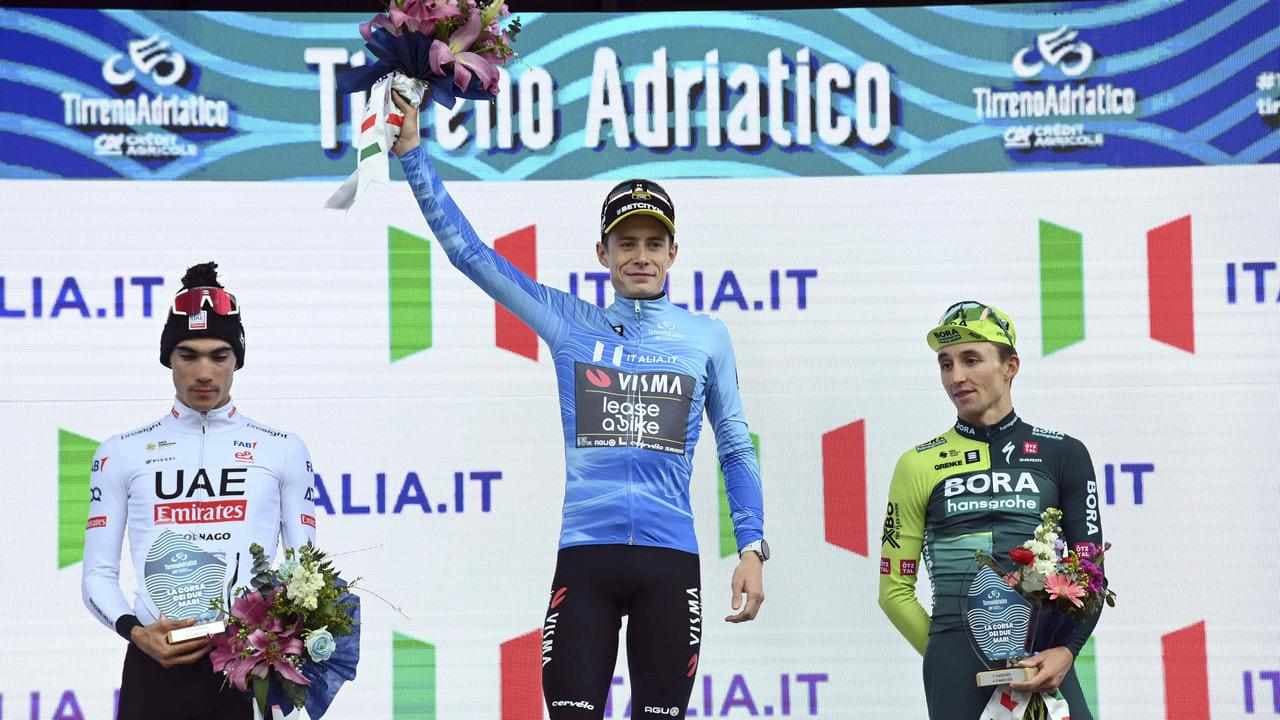 Hindley savours first podium finish since Giro d'Italia