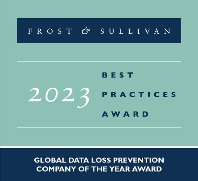 Forcepoint Awarded Frost & Sullivan's 2023 Global Company of the Year Award for Pioneering the Data Loss Prevention Industry