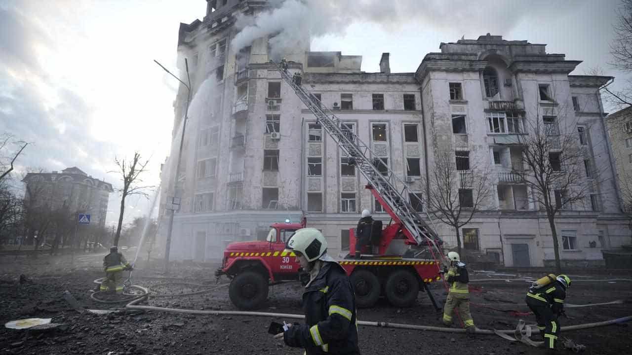 Kyiv, Lviv under air attack as Russia pounds Ukraine