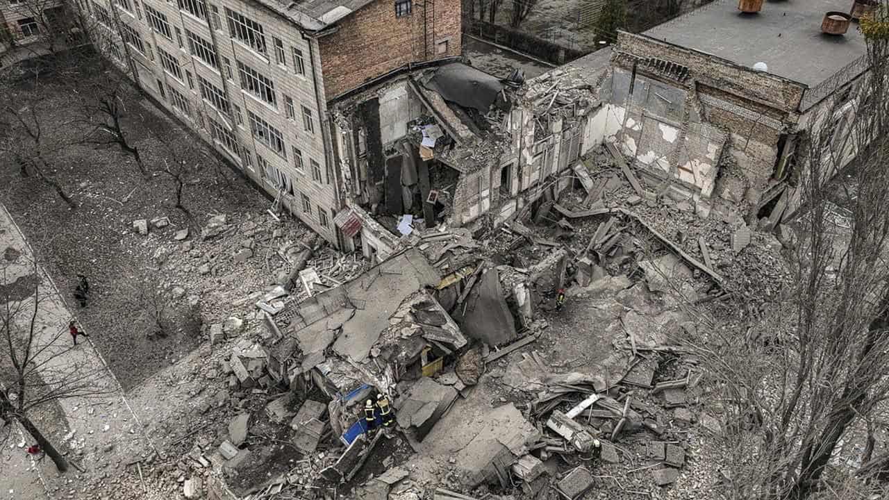 Ten hurt as Russian missile debris hits Kyiv: officials