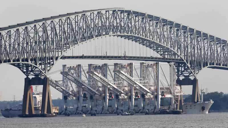 US bridge collapses after struck by ship, search for 7