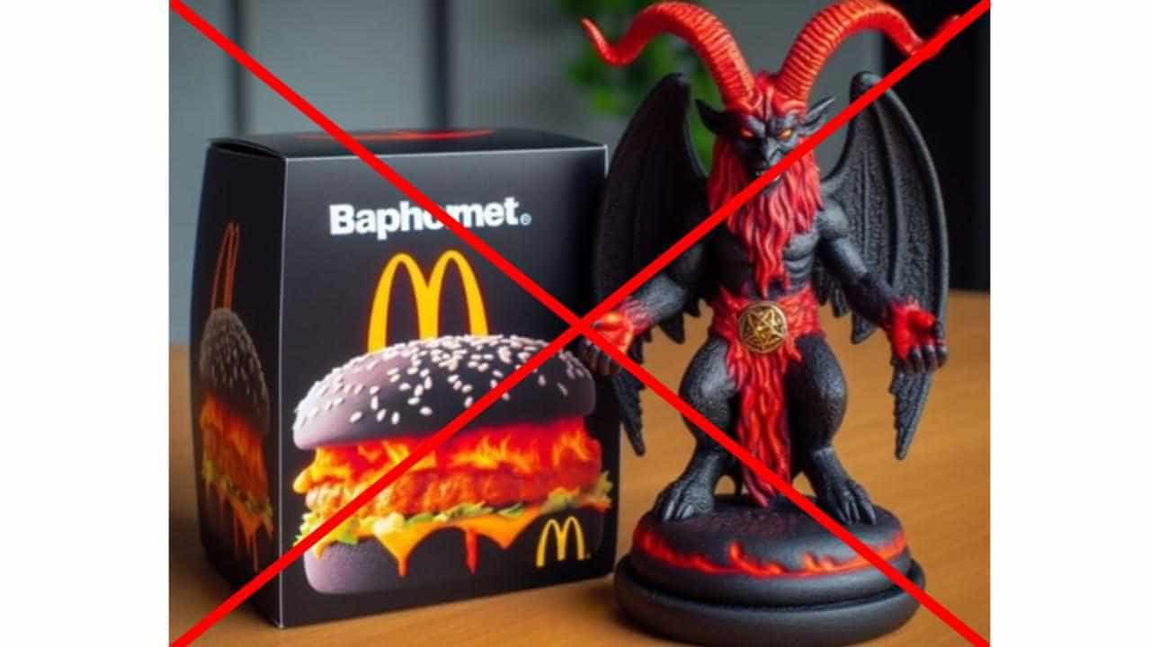 AI image feeds fears of demonic Maccas meal