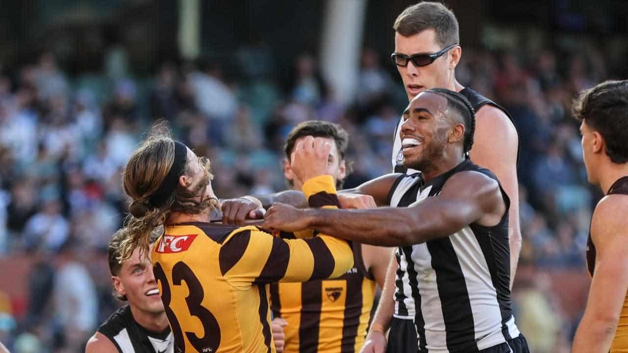 Pies withstand Hawks challenge in Gather Round thriller