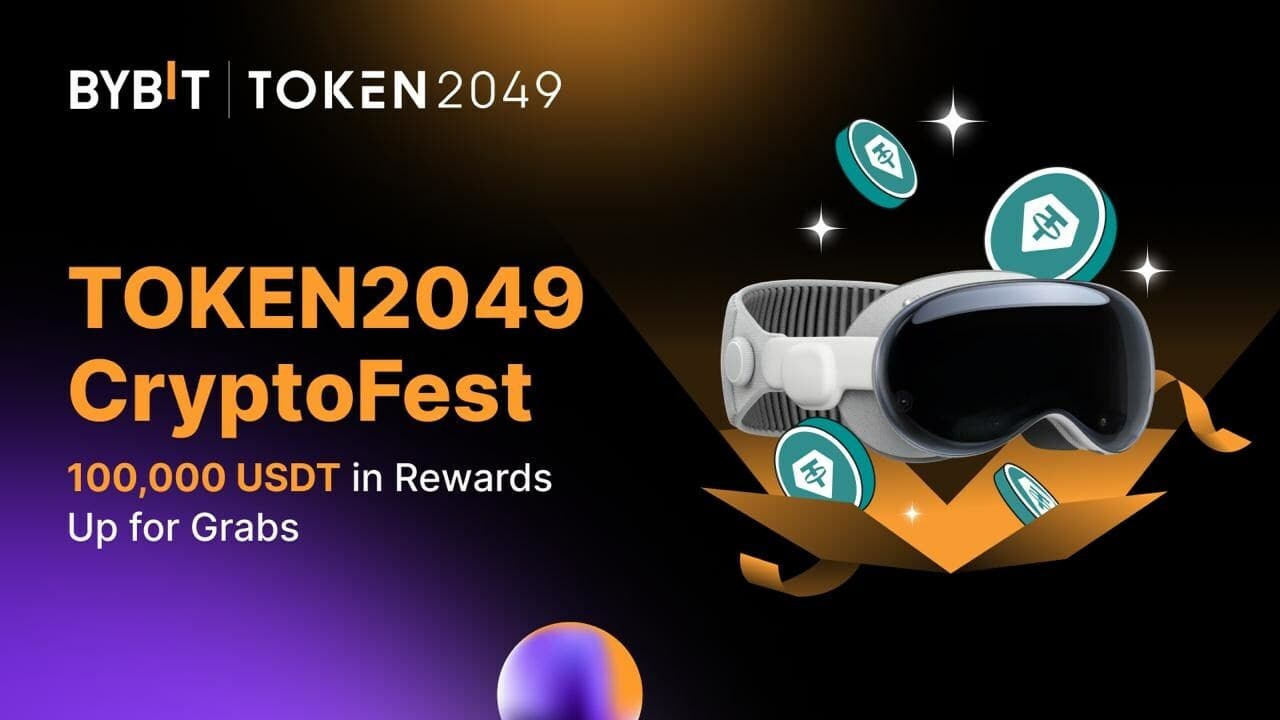 Unlock the Power of Crypto Trading at Bybit's TOKEN2049 CryptoFest with a Stellar $100,000 USDT Prize Pool