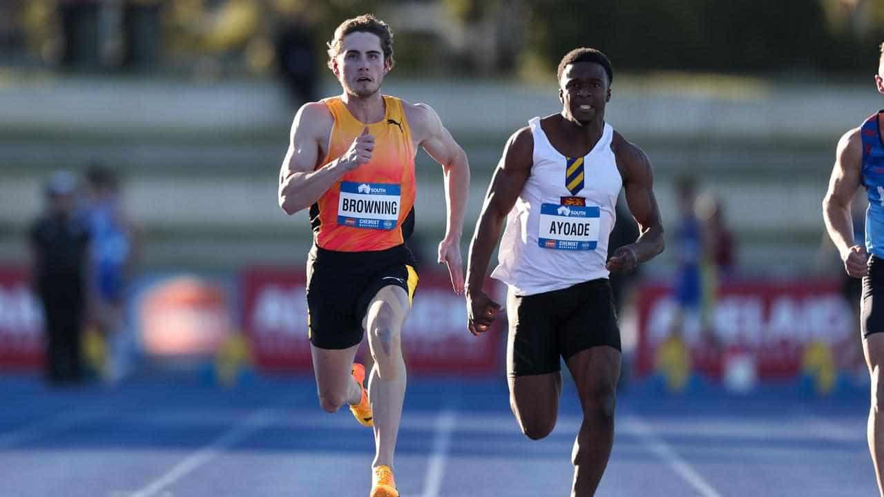 Browning eases into 100m semis in Adelaide