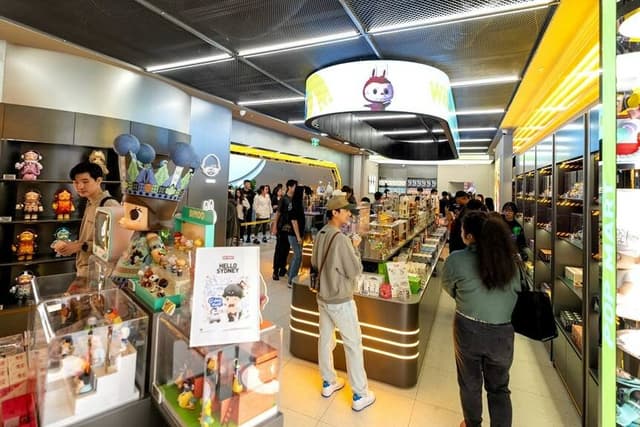 Australian debut of limited figurines attracts substantial numbers of fans to POP MART's new Sydney store