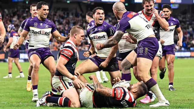 Robinson fumes as Roosters pipped by NRL-leading Storm