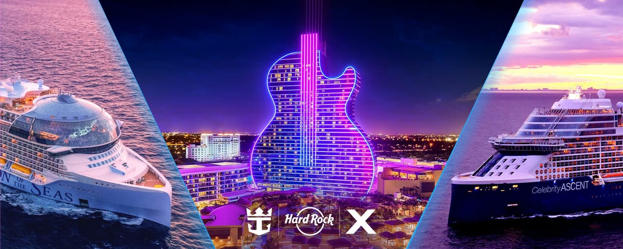 Hard Rock International, Royal Caribbean International and Celebrity Cruises Announce Global Partnership, Bringing Travel Benefits Across Land and Sea