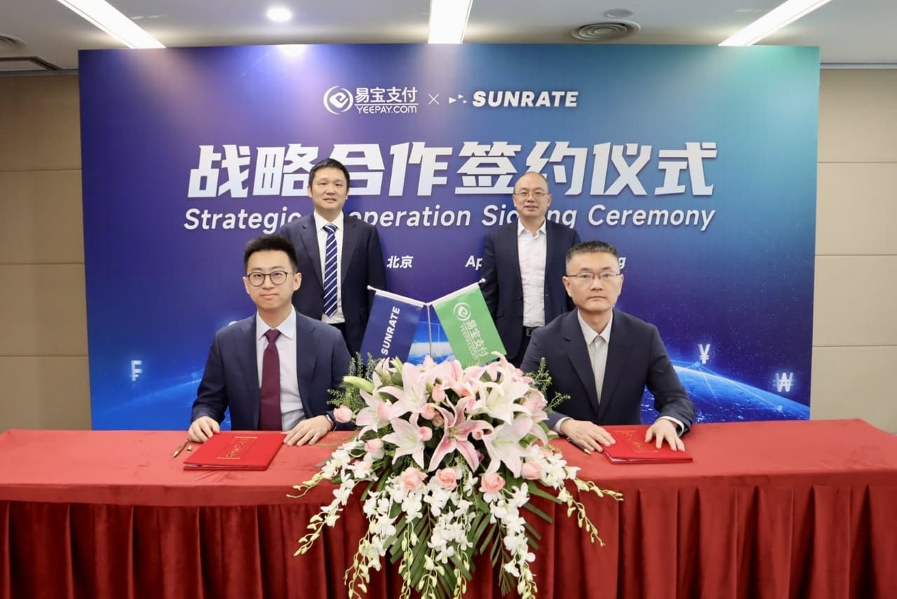 SUNRATE partners with YeePay to empower Chinese companies to navigate global expansion