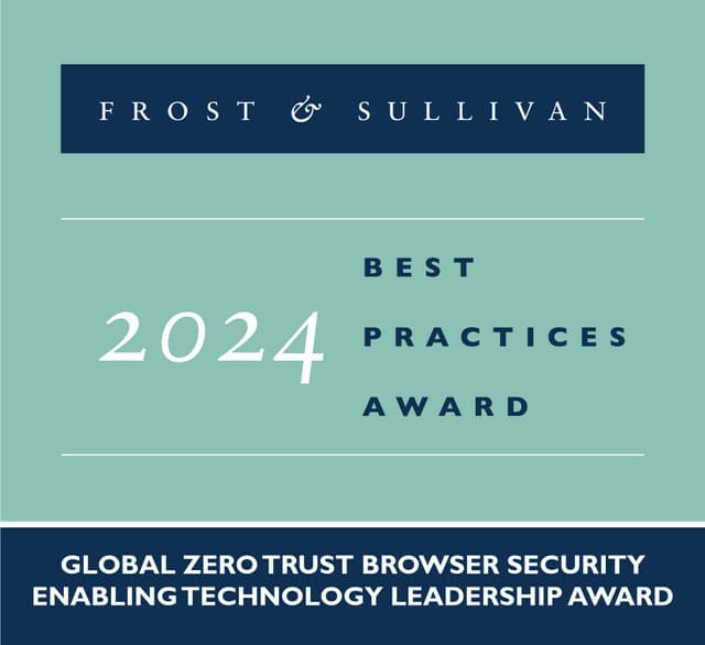 Seraphic Applauded by Frost & Sullivan for Offering Protection against Malware and Data Leakage with Its Zero Trust Browser Security Solution