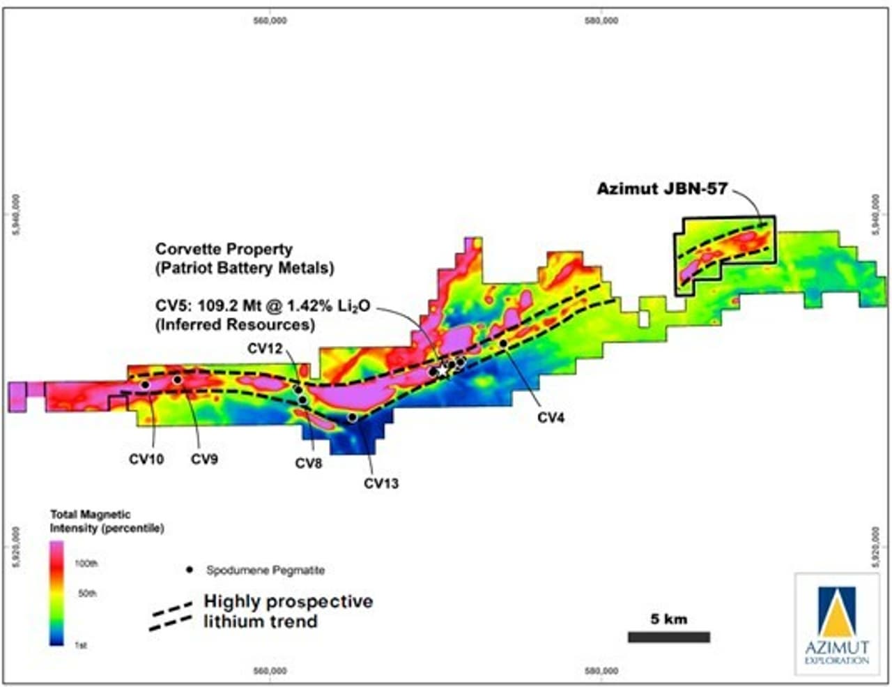 Patriot Expands Land Position on the Corvette Trend