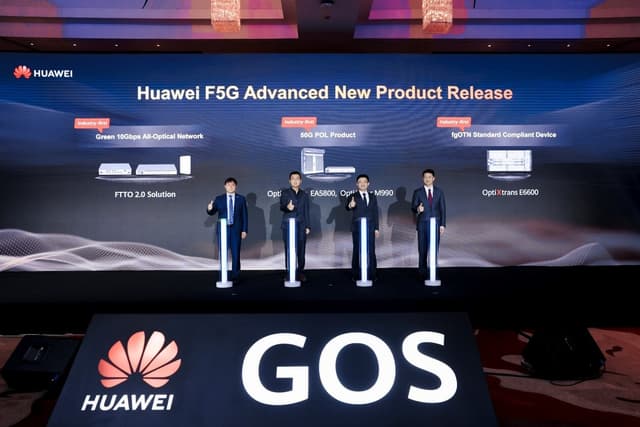 Huawei Launches a Series of F5G-A Products and Solutions to Enable Industrial Intelligence in Asia Pacific