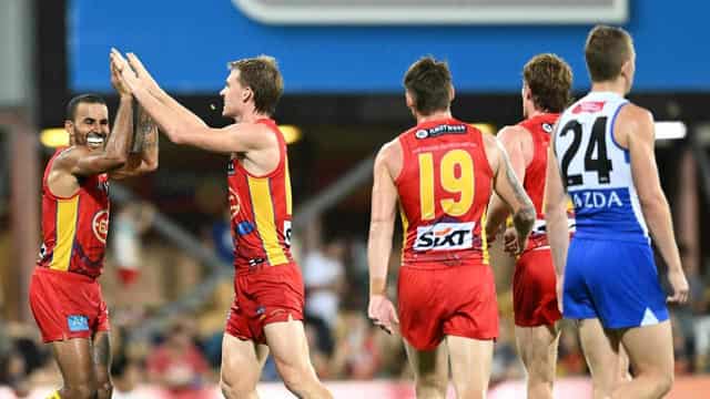 Suns clobber Kangaroos to ninth straight AFL loss