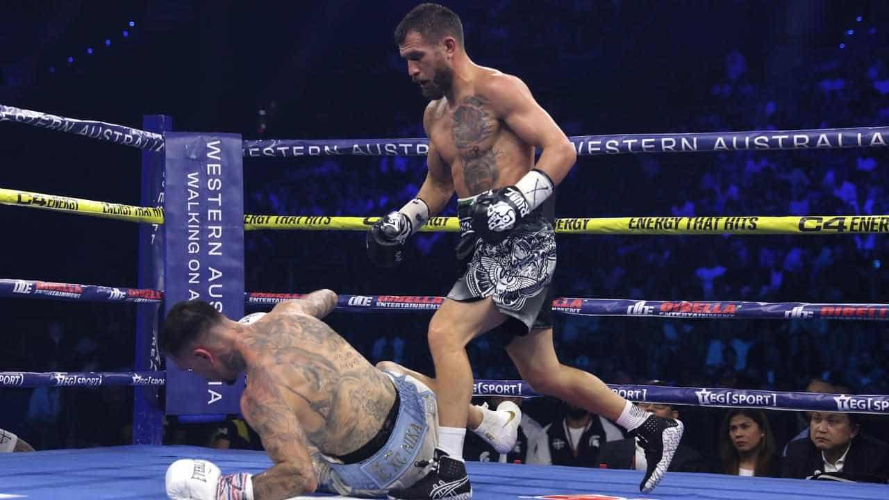 Lomachenko TKOs George Kambosos in brutal title bout