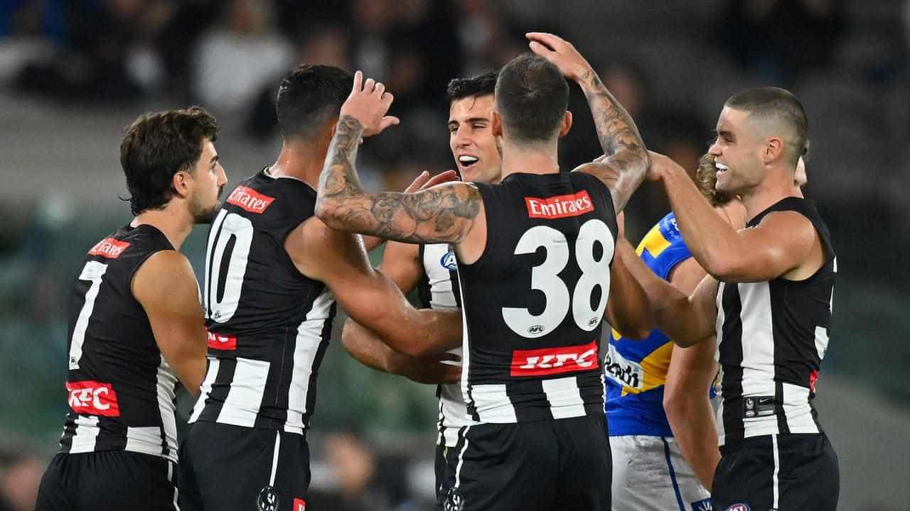 Daicos dazzles amid injury carnage as Pies belt Eagles