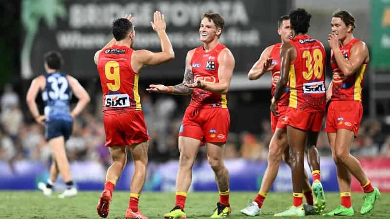 Gold Coast stun Geelong with statement AFL thrashing