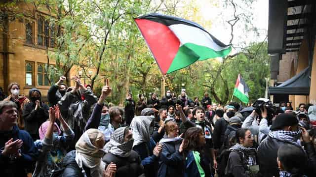 Students vow to continue sit-in as one camp falls