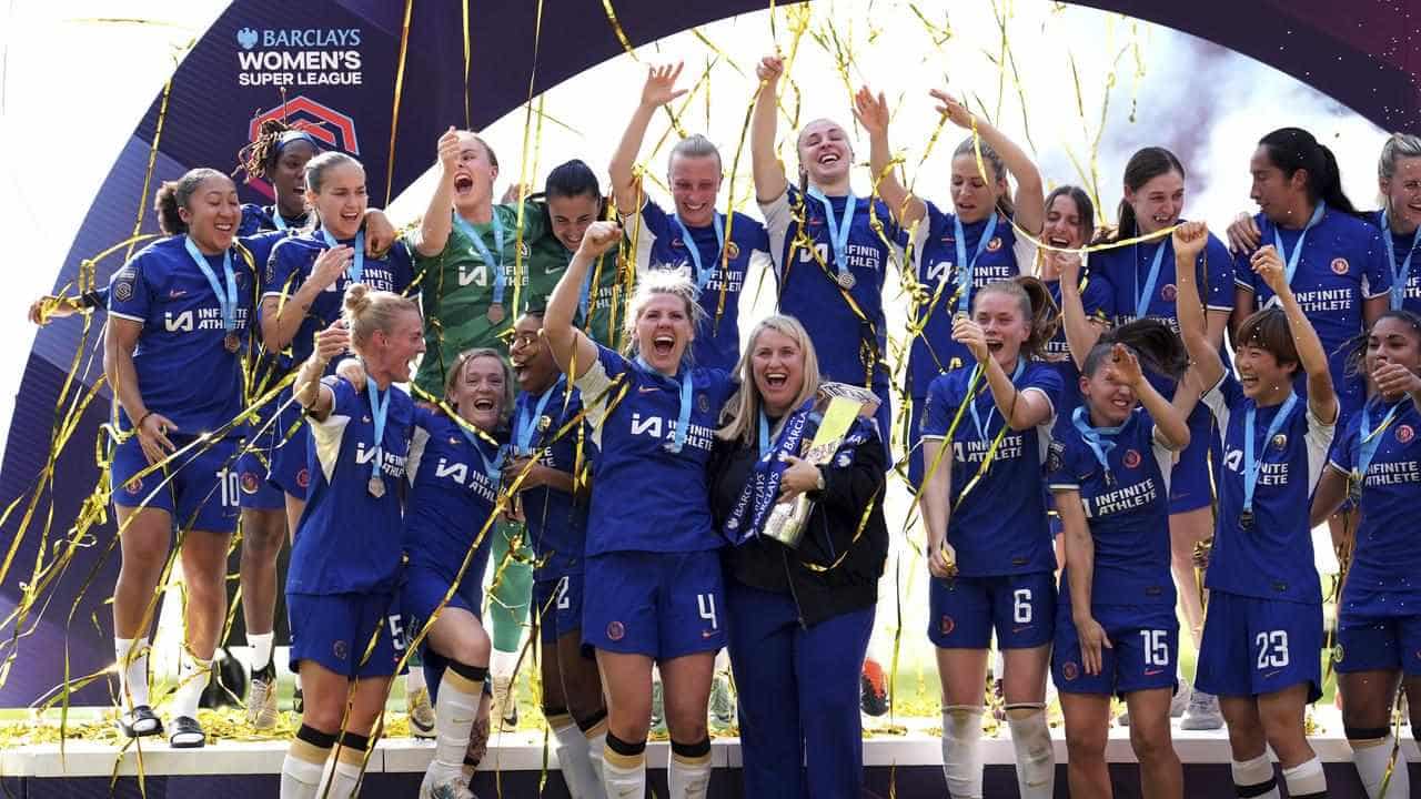 Sam Kerr wins fifth straight WSL title with Chelsea