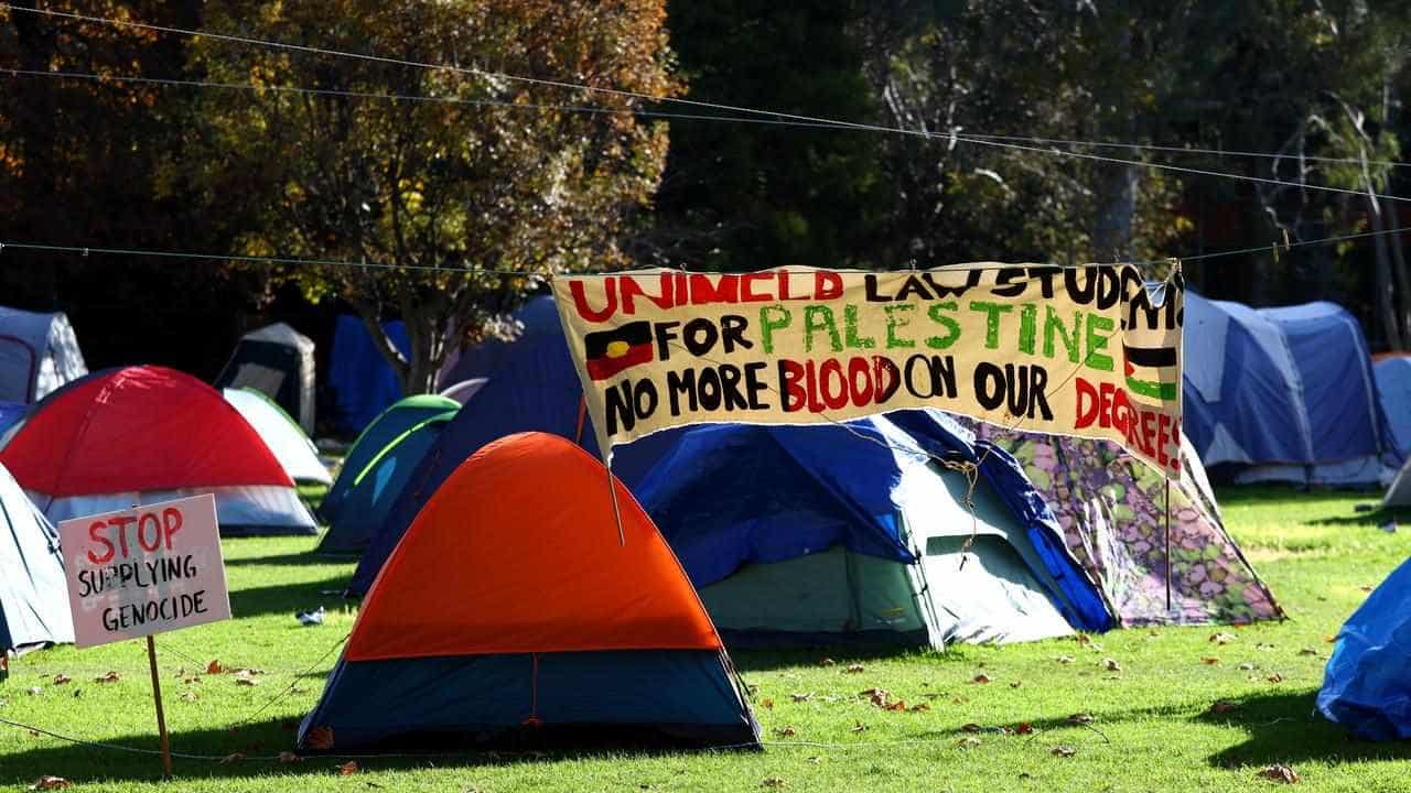 Pro-Palestine camp to end when uni gives in to demands