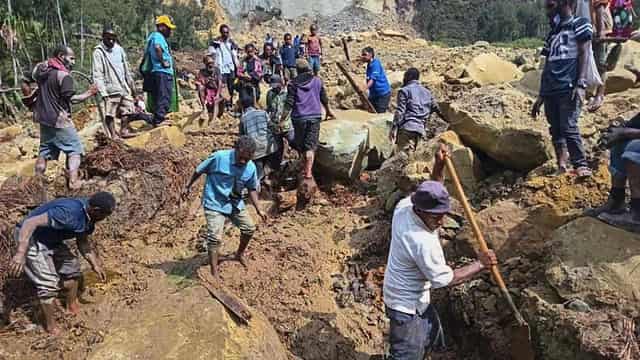 Over 2000 people buried in landslide, PNG tells UN