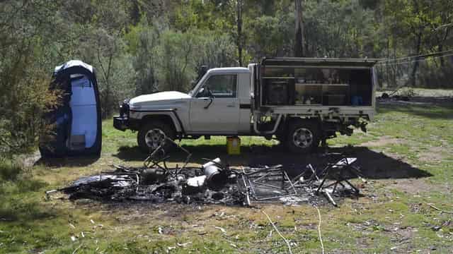 Blood stains found in missing camper's car, jury hears