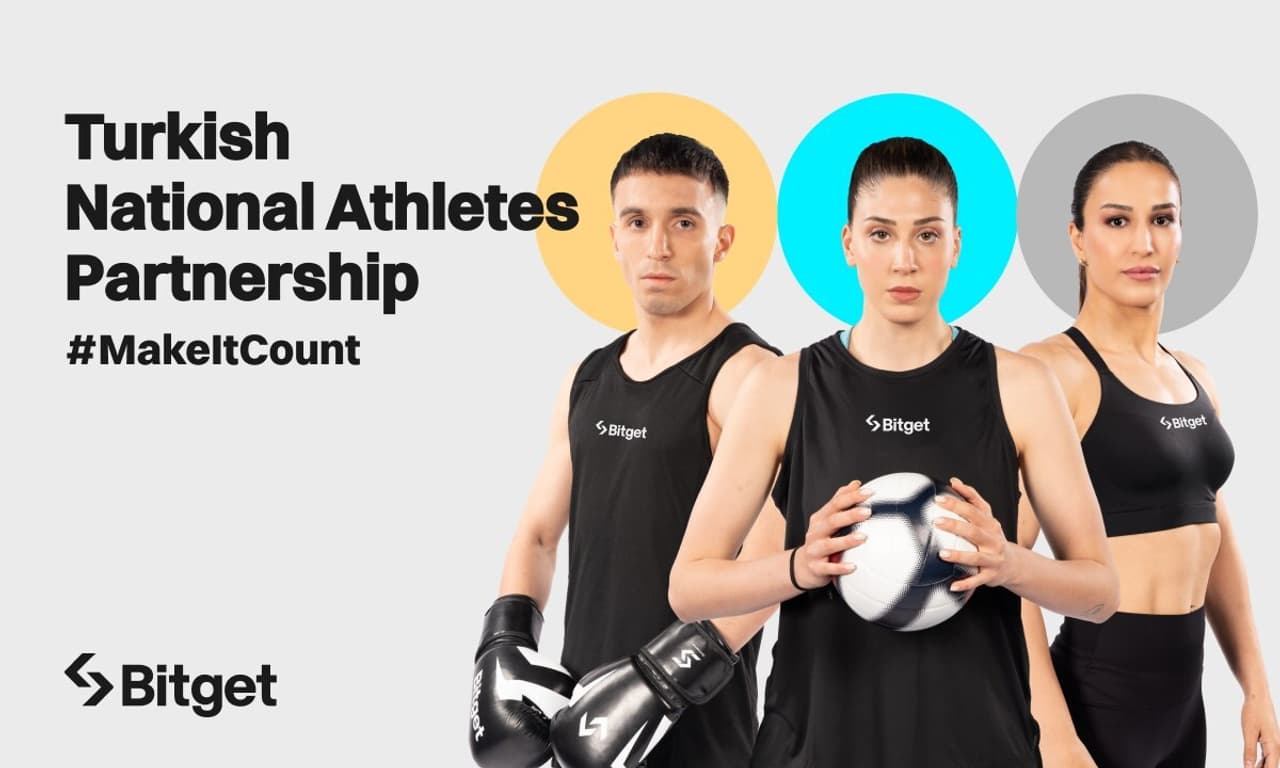 Bitget Partners with Three Turkish National Athletes under the #MakeItCount Campaign