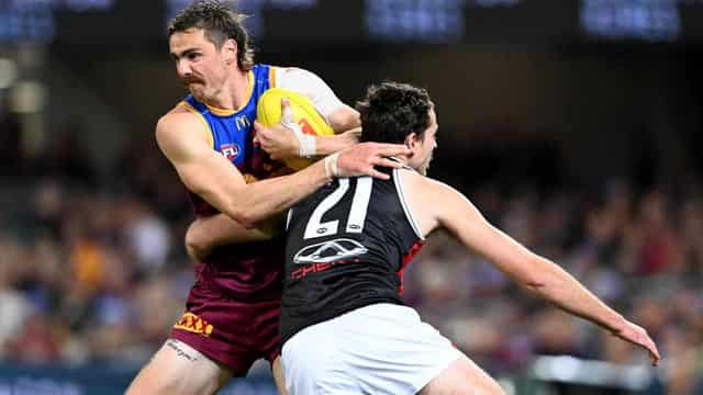 Daniher kicks five as Lions survive Saints fightback