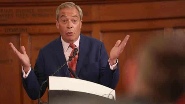 Labour will win if people vote for Farage, says UK PM