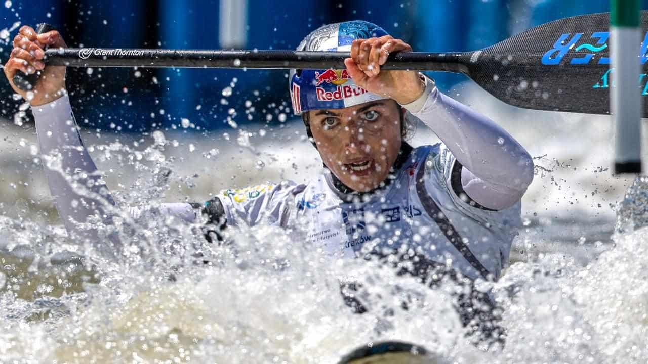 Canoe star Jessica Fox completes golden half-century