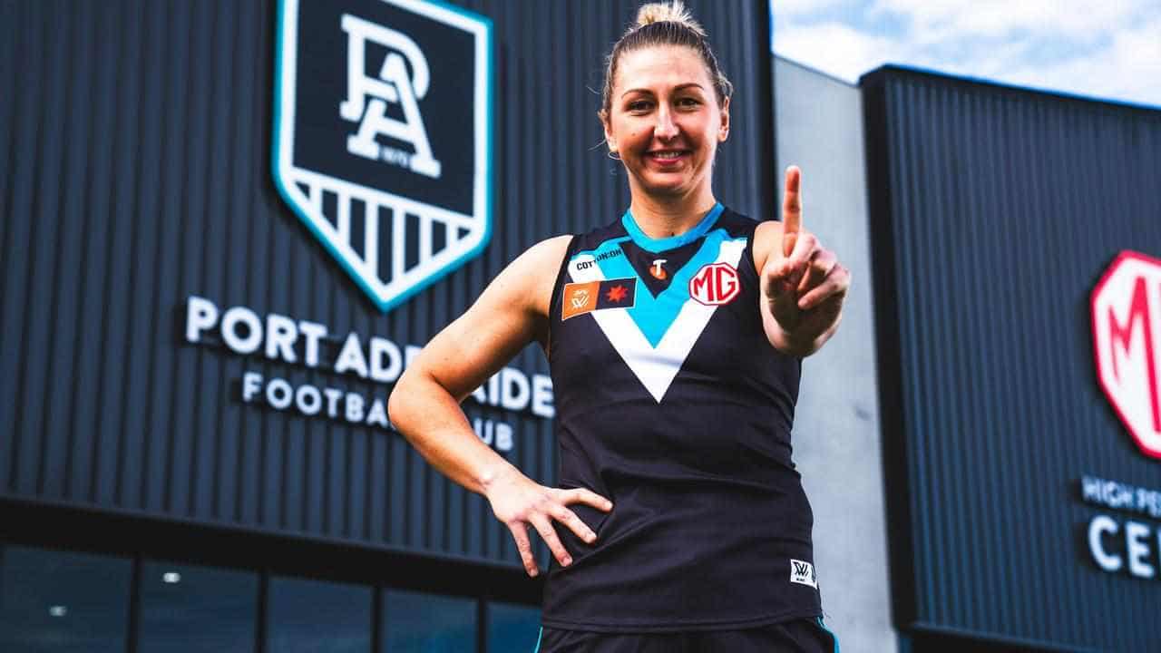 Former Docker Cuthbertson named Port's new AFLW skipper