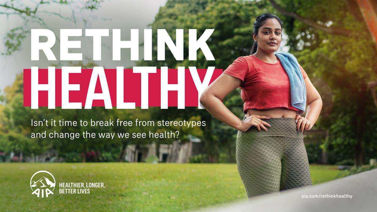 AIA LAUNCHES "RETHINK HEALTHY" BRAND CAMPAIGN TO INSPIRE A HEALTHIER ASIA