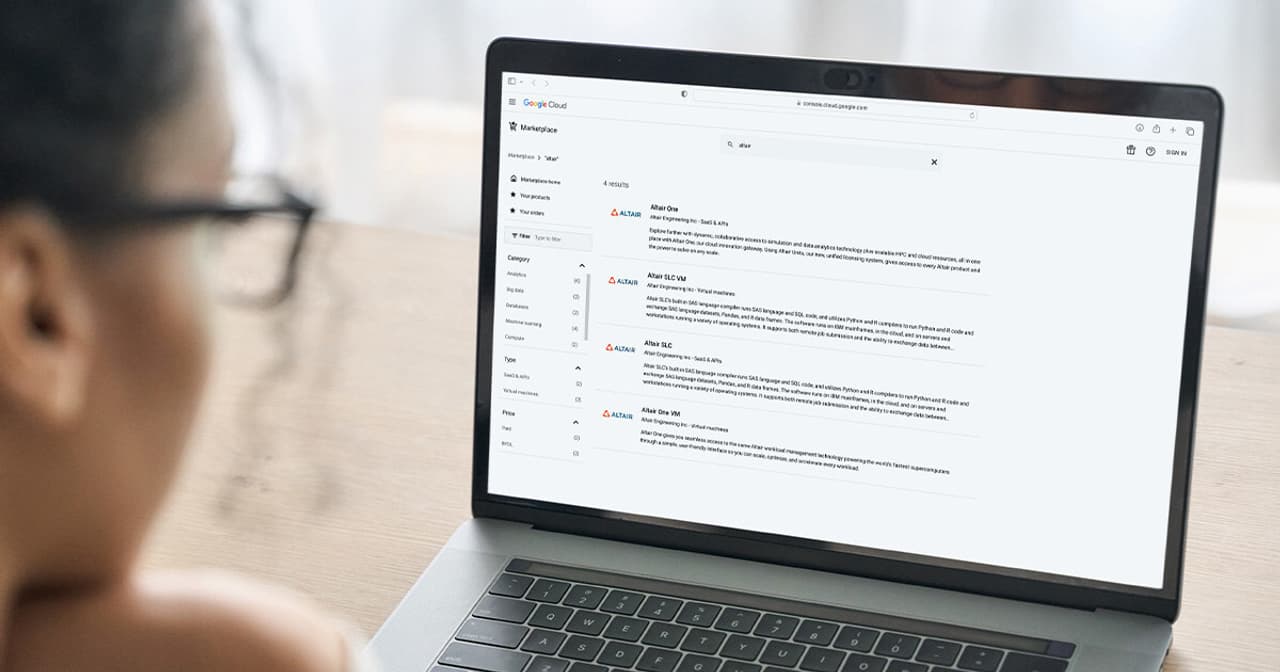 Altair One® Cloud Innovation Gateway Now Available on Google Cloud Marketplace