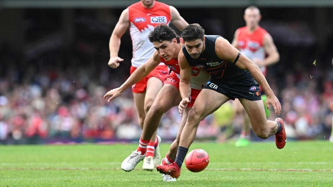 GWS forward Toby Bedford embraces 'unloved' tagger role