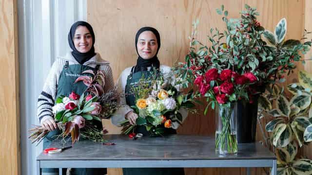 Finding peace in petals after horror of bombs in Gaza