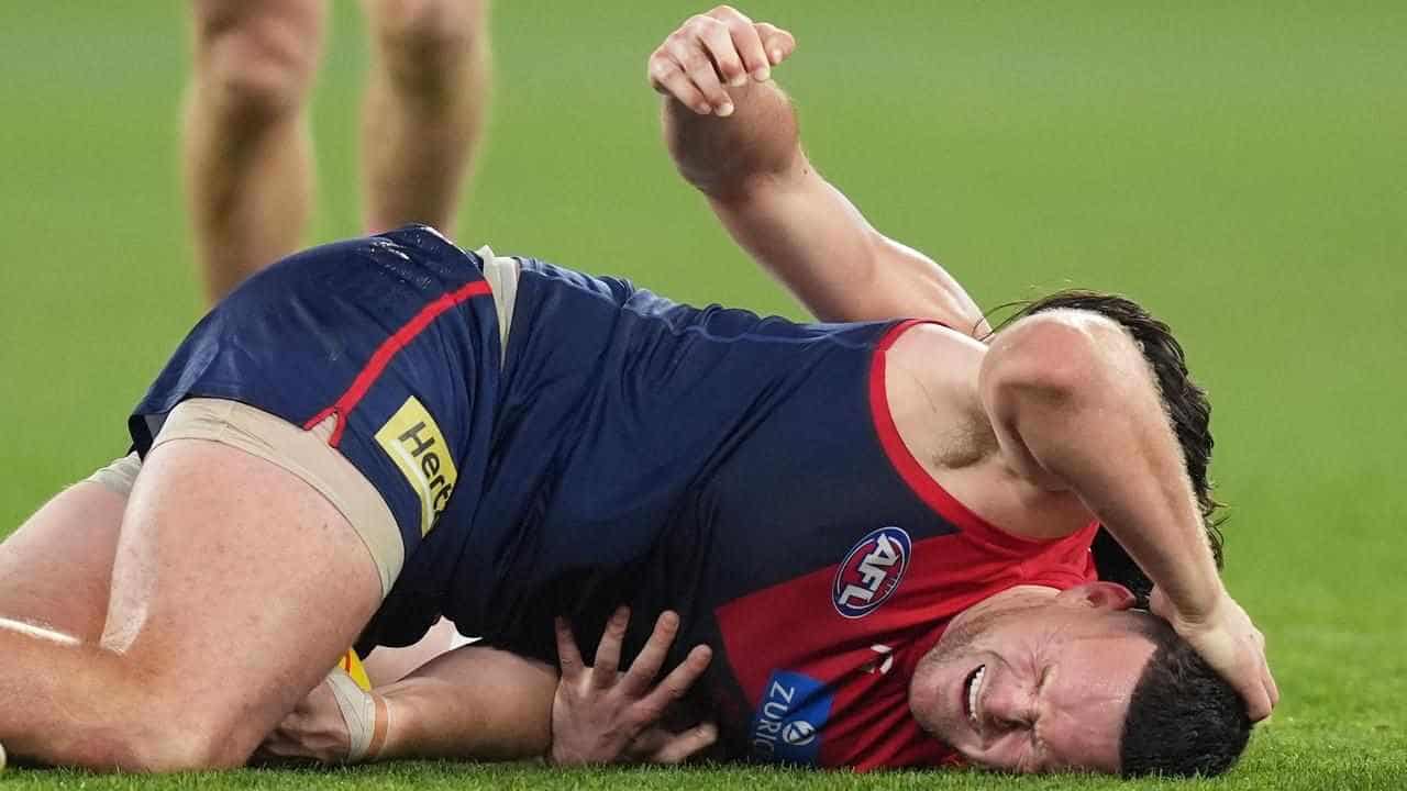 Steven May fined over 'disgraceful' AFL staging act