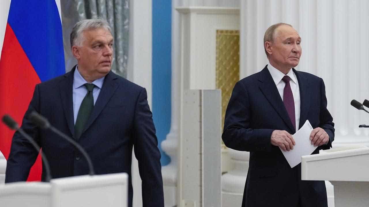 Hungary PM Orban talks Ukraine peace with Putin