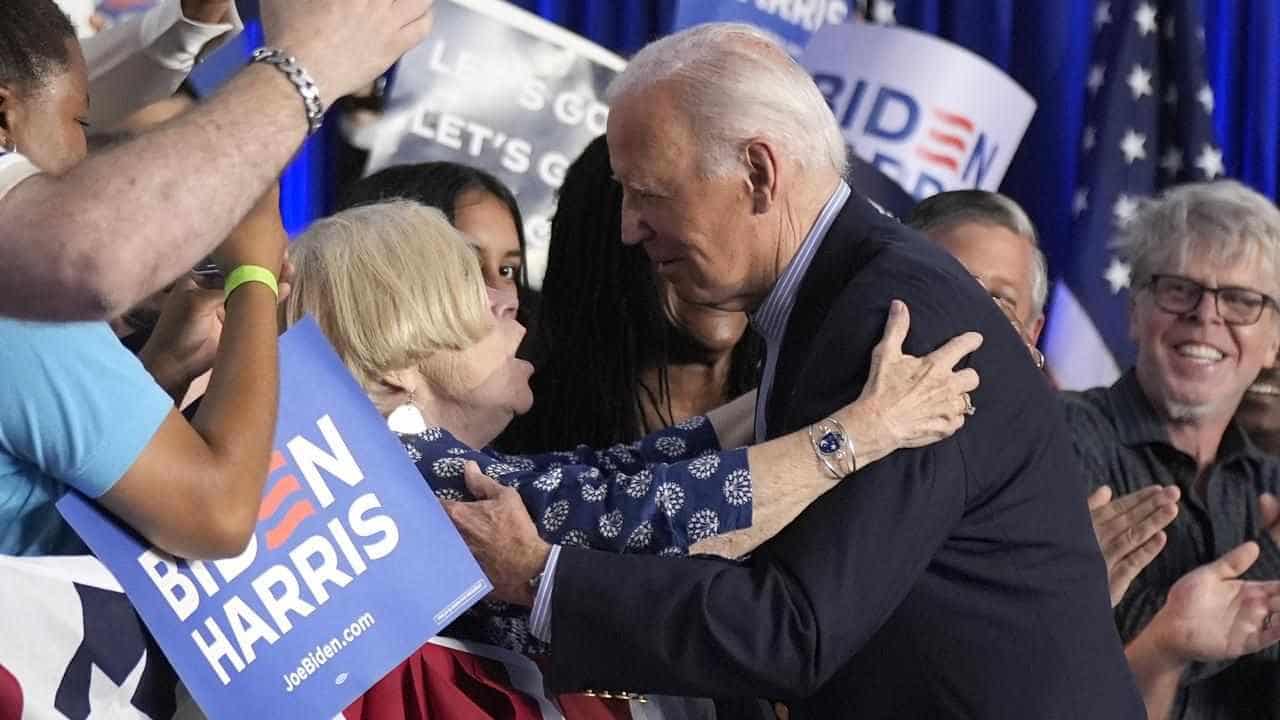 Biden carries on campaigning as Democrats mull options