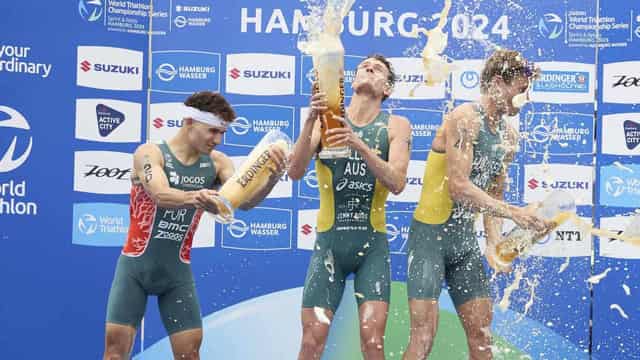 Australia's Hauser scores triathlon win before Paris