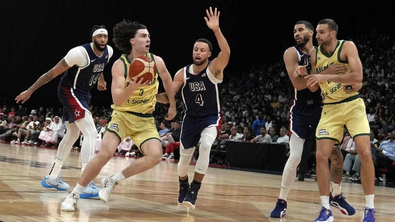 Boomers' 'grit' returns in massive US pre-Games scare